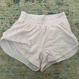 Lululemon Athletica Light Pink Athletic Shorts